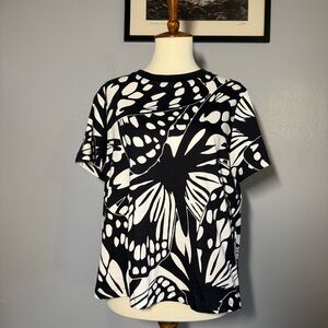 NWT Butterfly Print Cotton Shirt